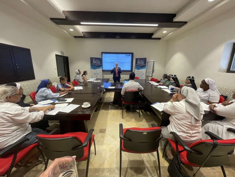 Completion of Basics of Accounting Training Course in English for Catholic Entities