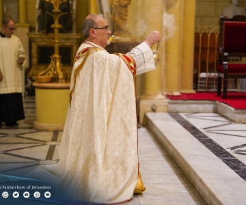The diocese fasts and prays for peace in the Holy Land