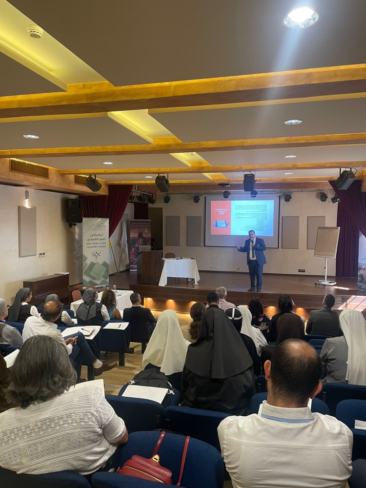 Workshop on Palestinian Labor Law Held at the Seminary of Beit Jala